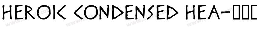 Heroic Condensed Hea字体转换